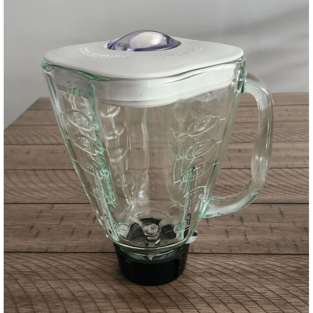 Osterizer 10 Speed Blender White Glass Jar Model 6630 Tested Works Great - Picture 7 of 12